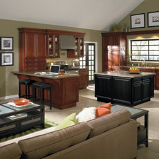 Casual cabinets by Homecrest Cabinetry